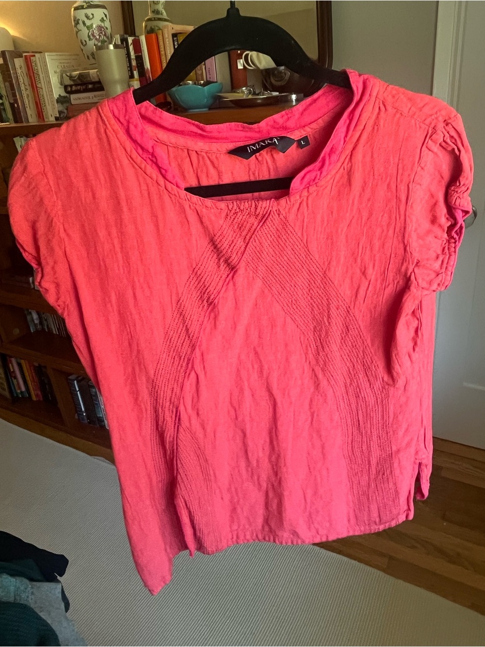 Imara Pink Short Sleeve Top